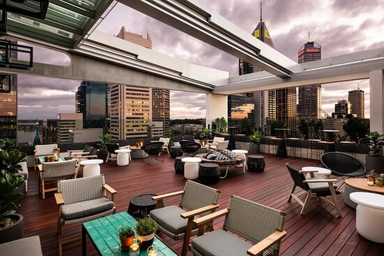 Rooftop restaurant Perth