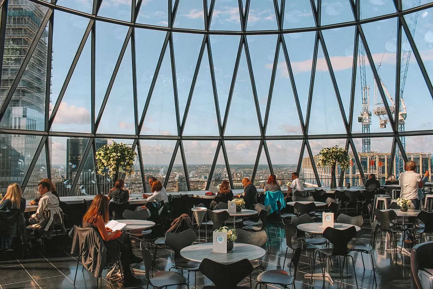 Searcys at The Gherkin restaurant London