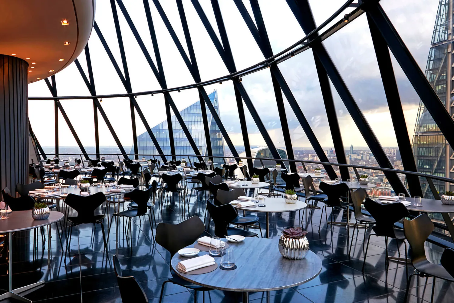 Searcys at The Gherkin restaurant London