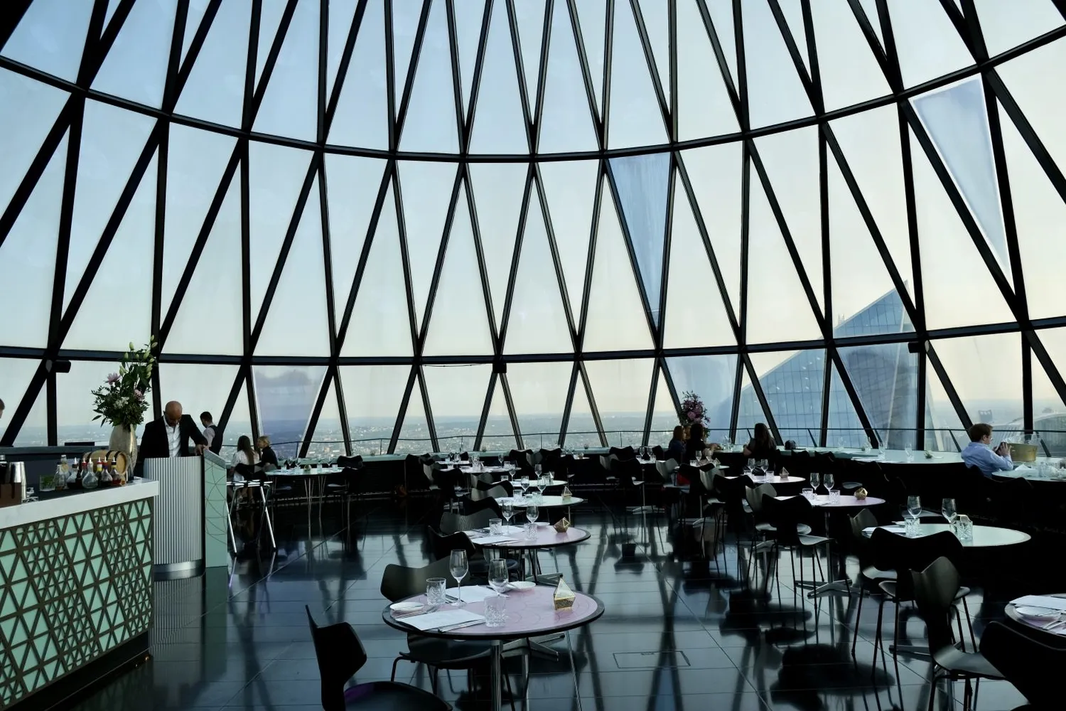 Searcys at The Gherkin restaurant London