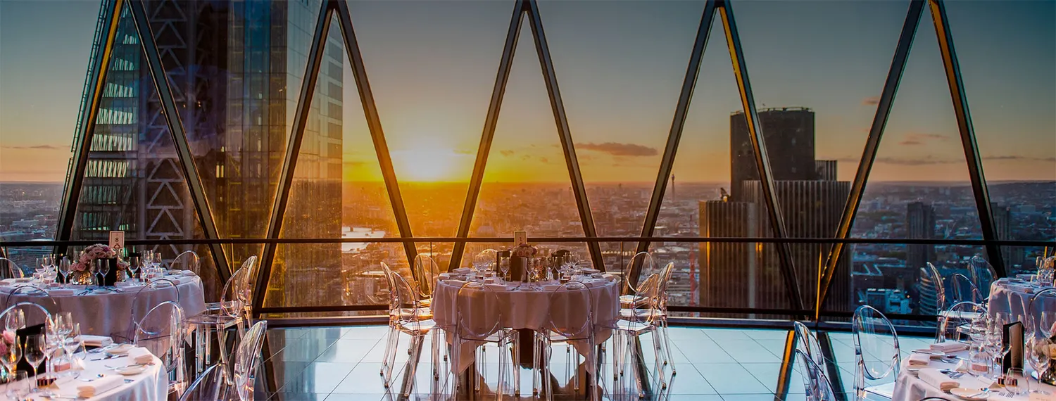 Searcys at The Gherkin restaurant London