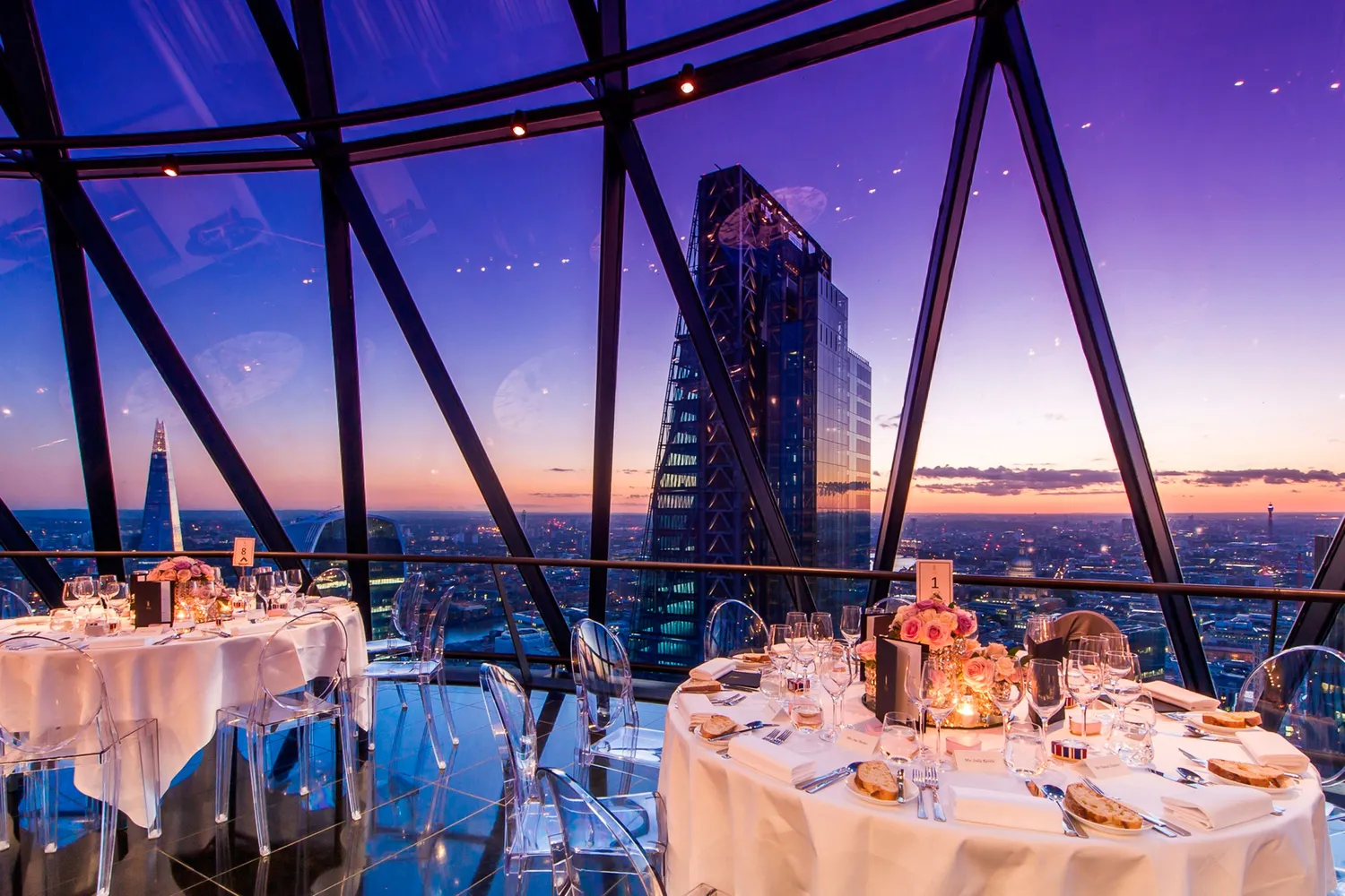 Searcys at The Gherkin restaurant London