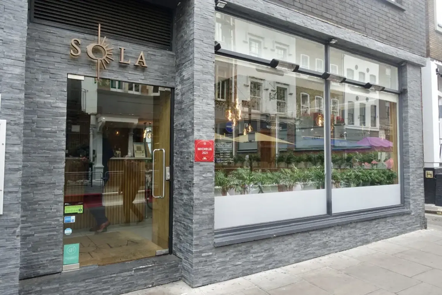 Sola restaurant London