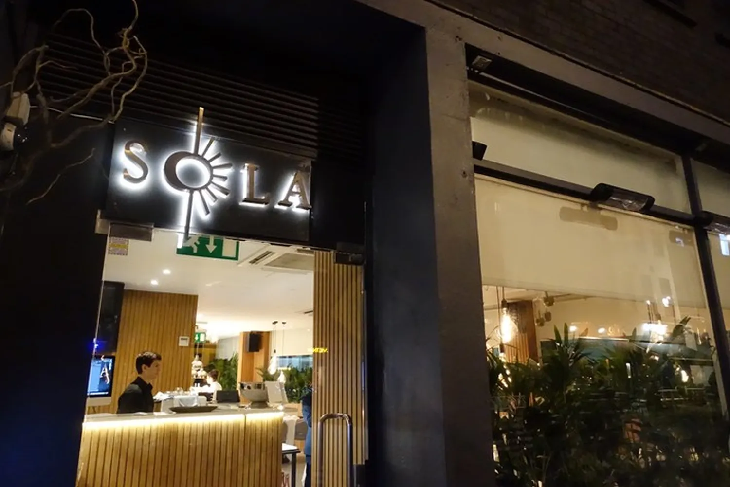 Sola restaurant London