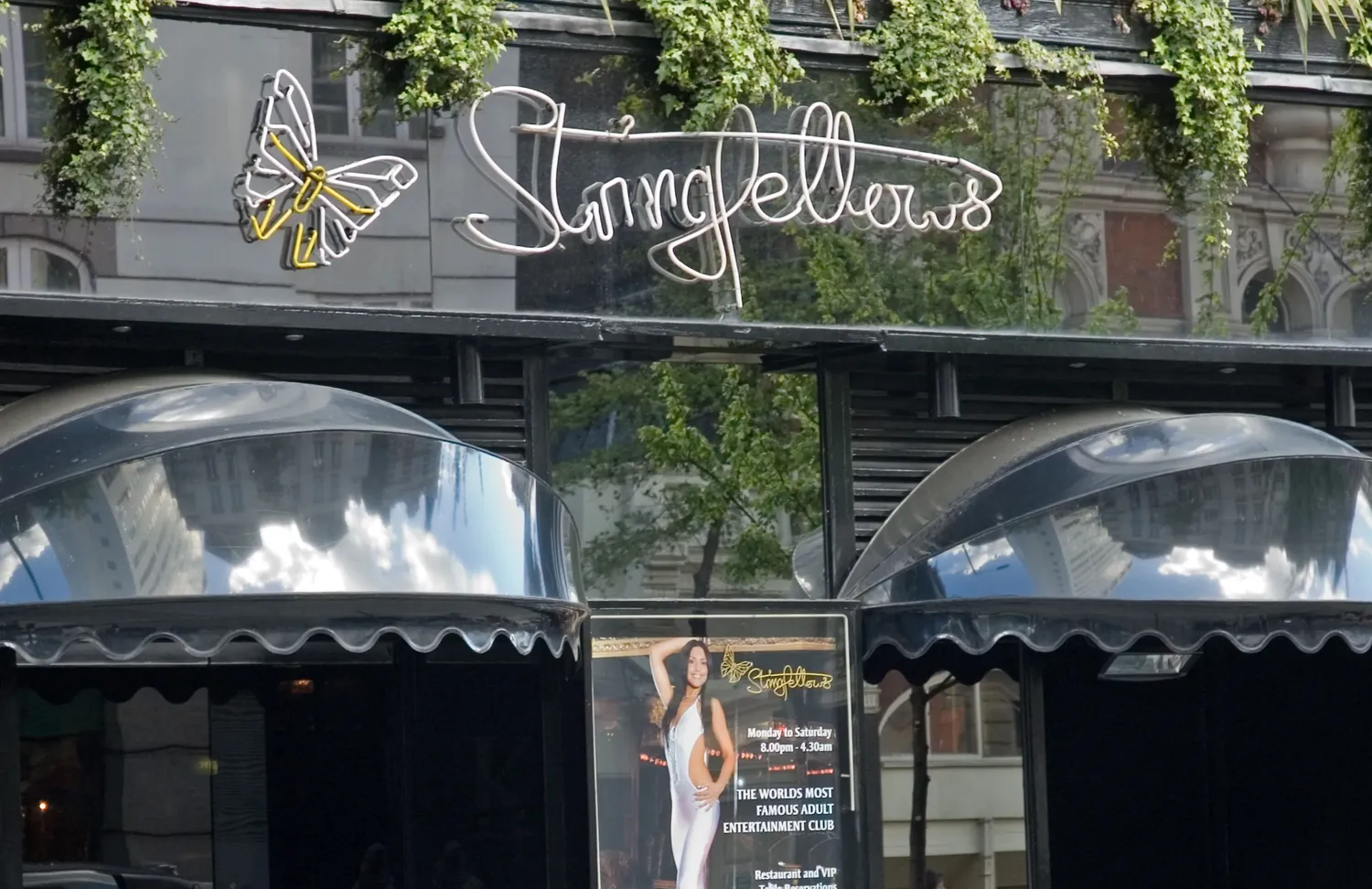 Stringfellows restaurant nightclub London