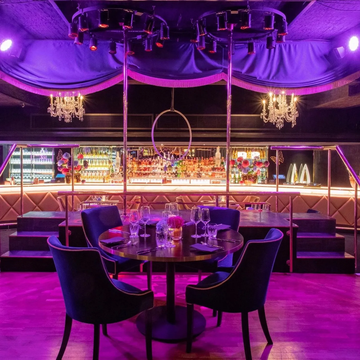 Stringfellows restaurant nightclub London