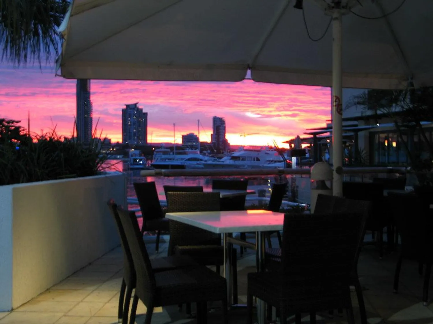 Sunset restaurant Gold Coast