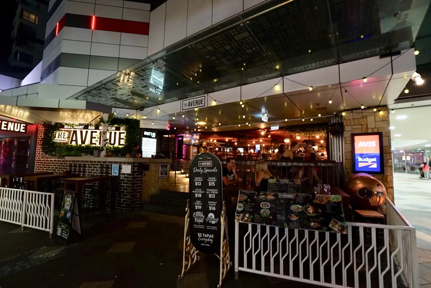 The Avenue restaurant Gold Coast