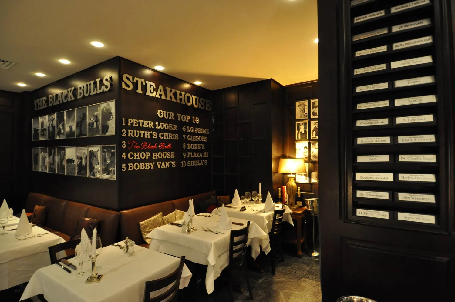 The Black Bulls restaurant steakhouse Francfort