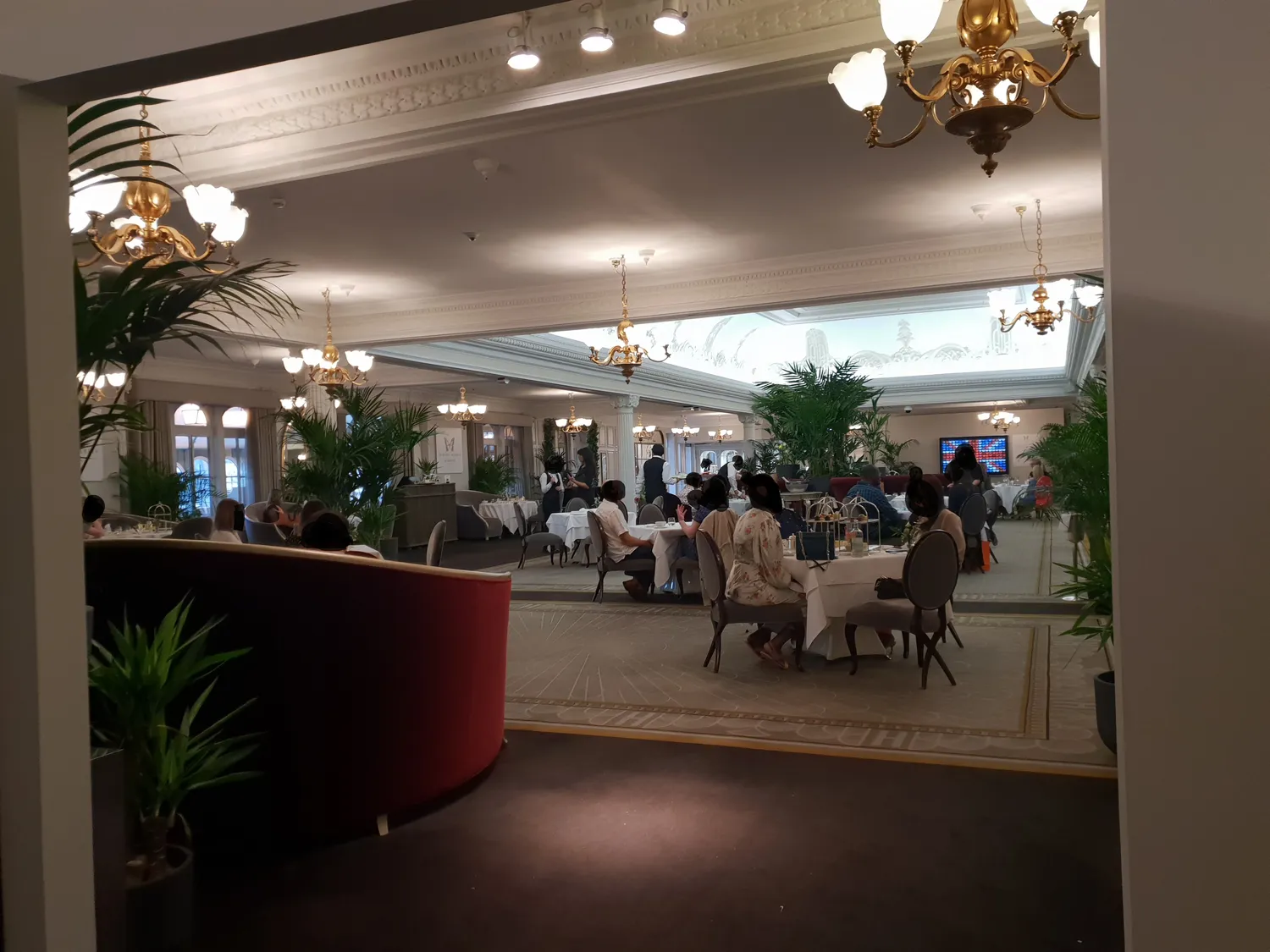 The Harrods Tea Room restaurant London