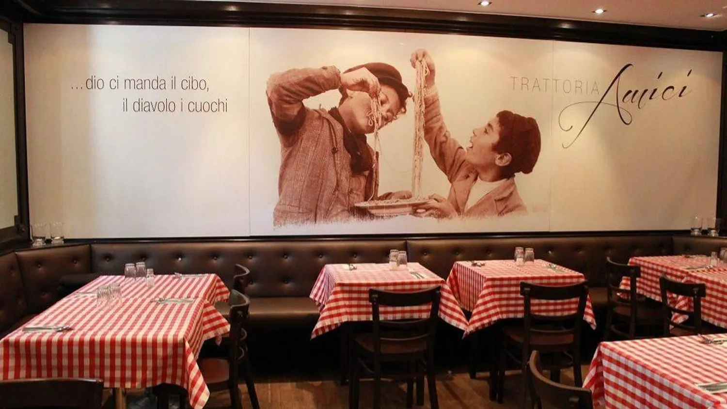 Trattoria Amici Westend restaurant Francfort