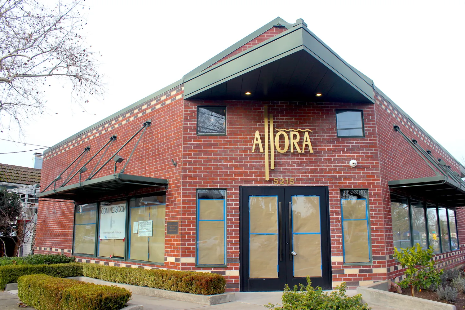 Allora restaurant Sacramento USA