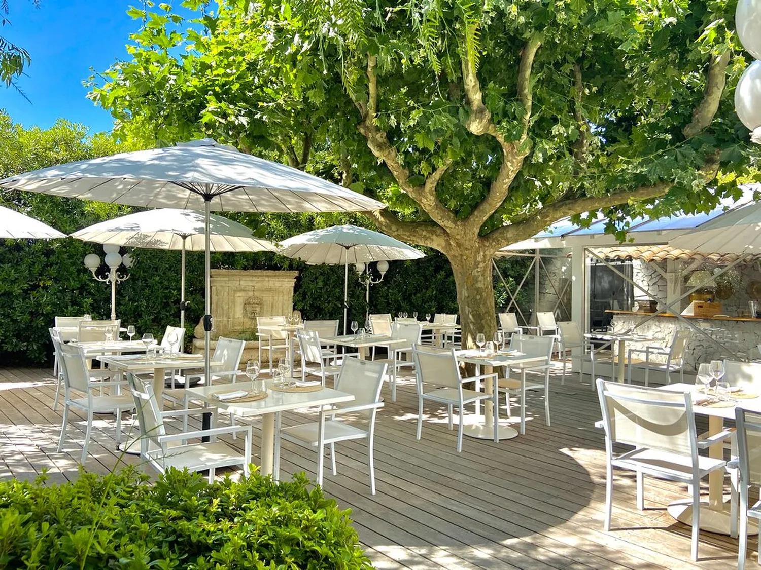 La Bastide Blanche restaurant Grimaud