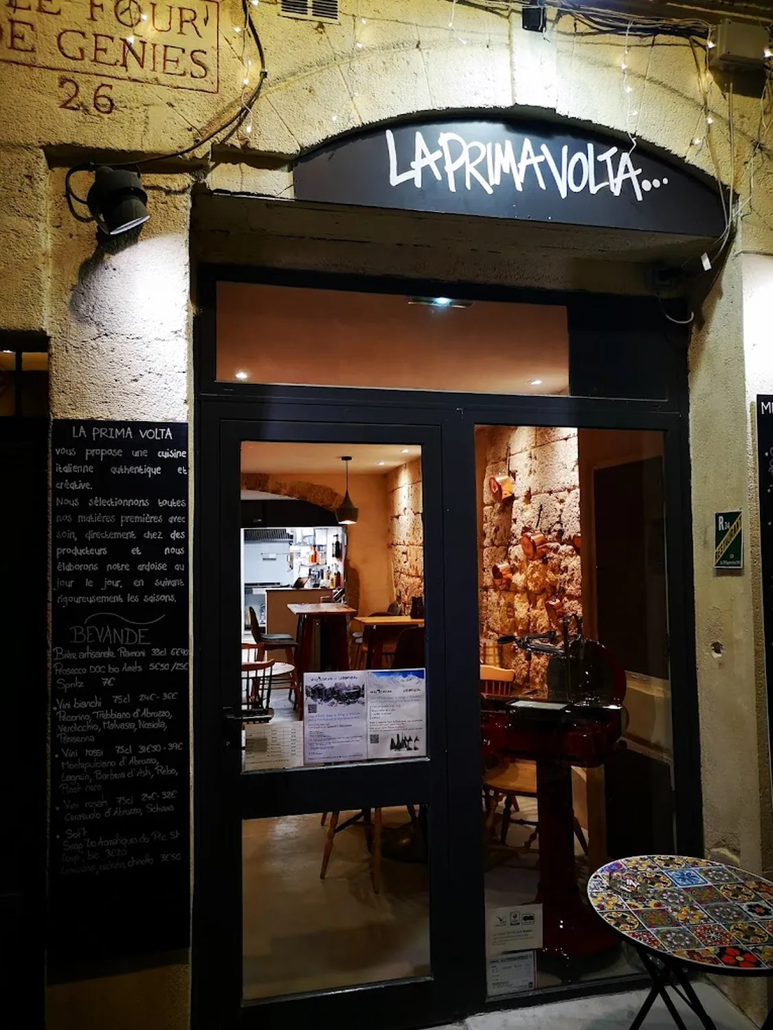 La Prima Volta restaurant Montpellier