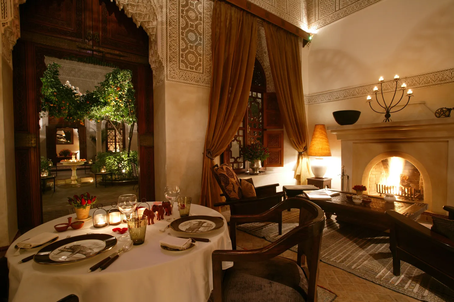 La Villa Des Orangers Restaurant Marrakesh