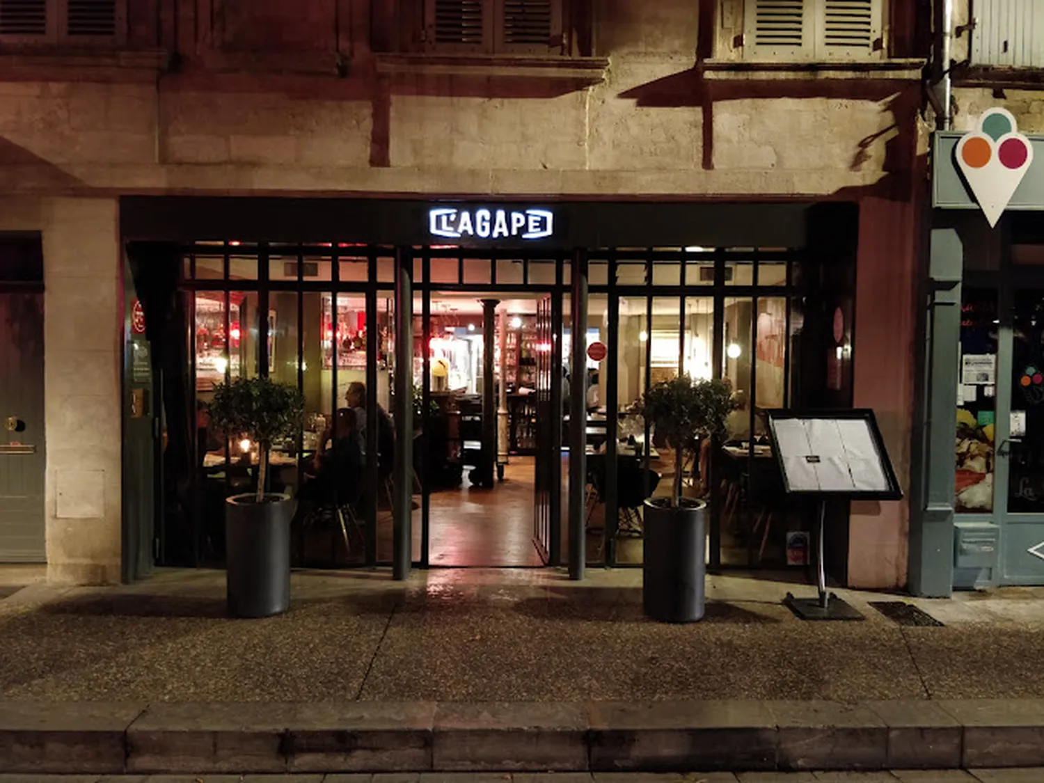 L&#039;agape restaurant Avignon