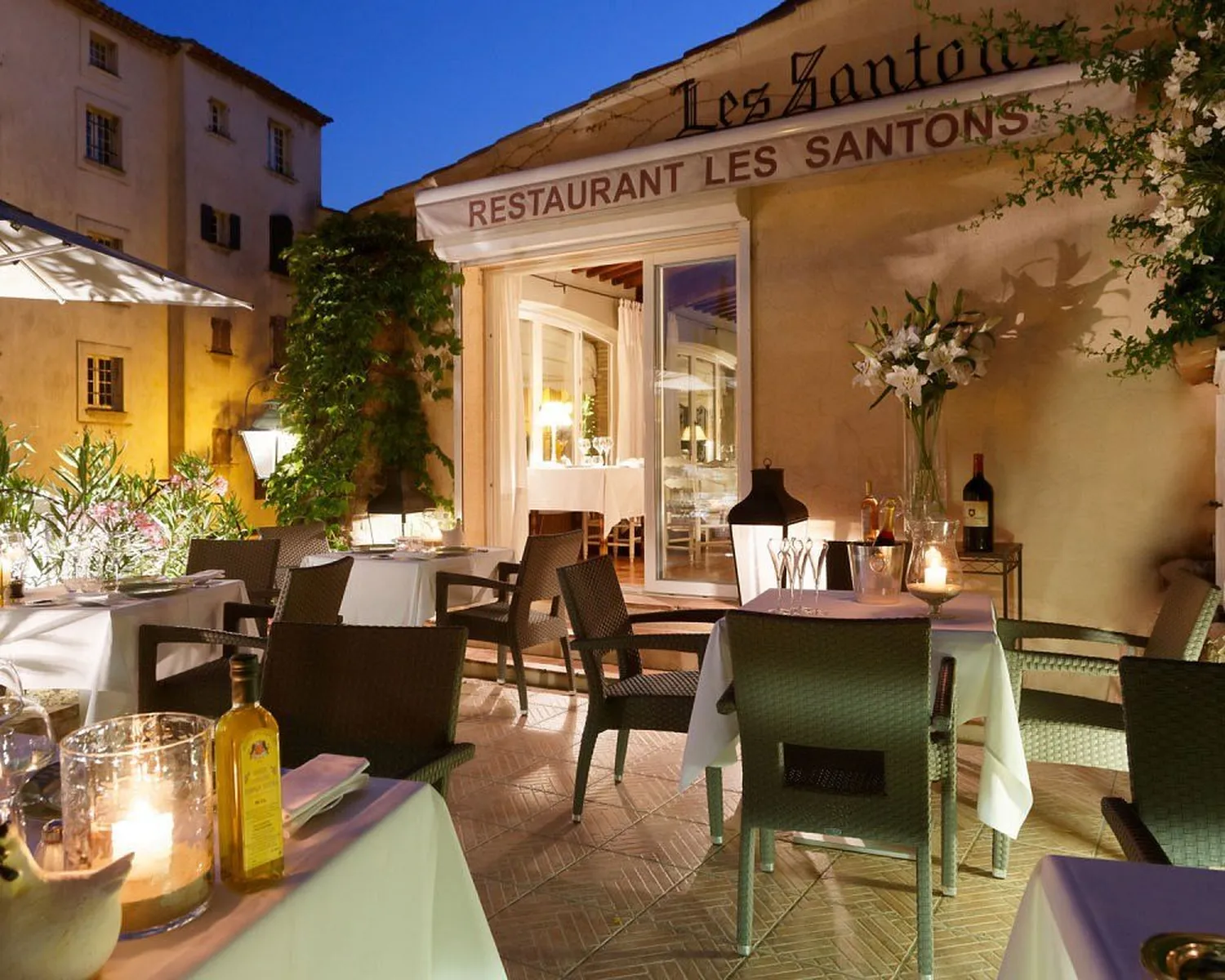 Les Santons restaurant Grimaud