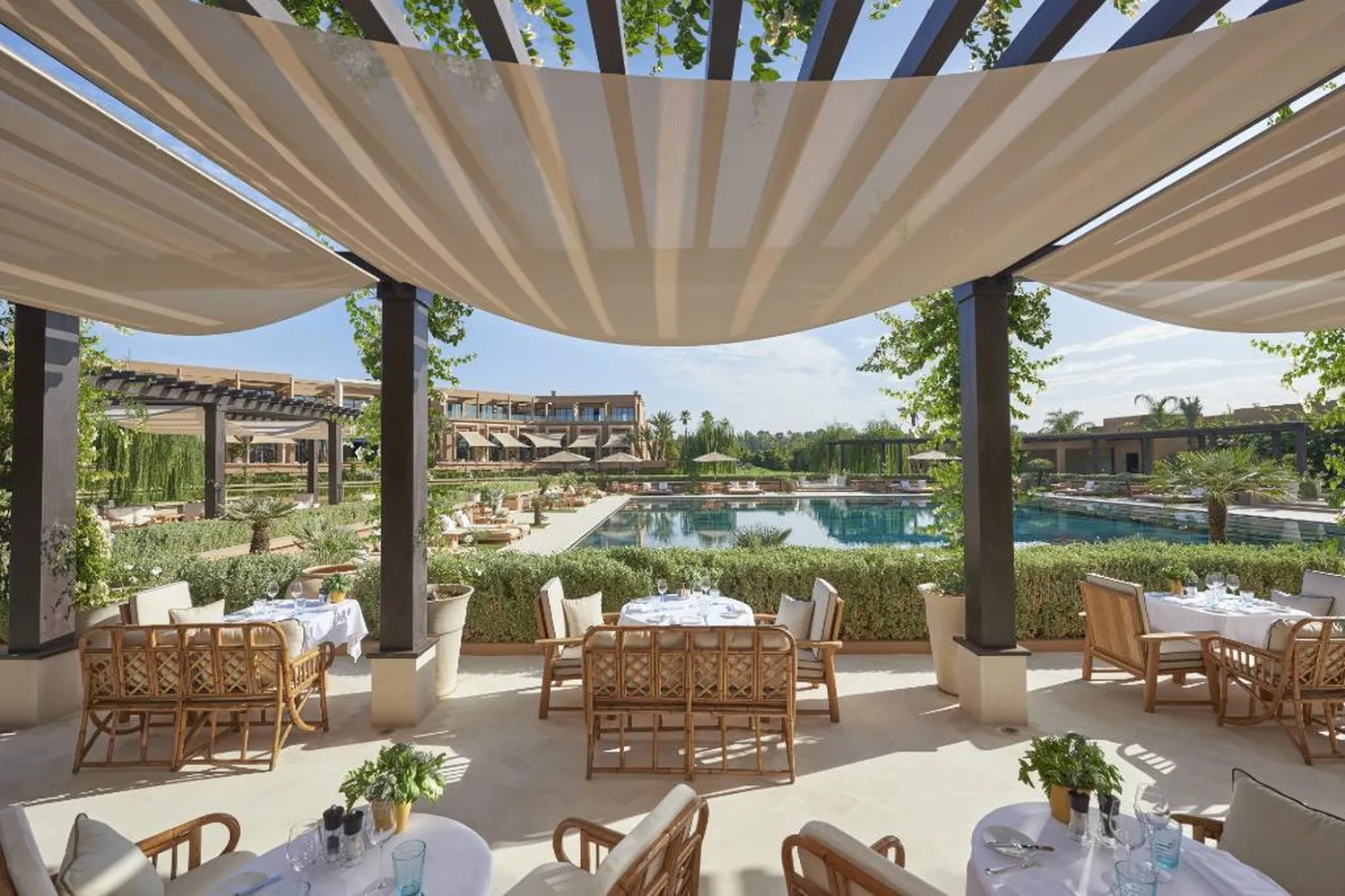 Pool & Garden restaurant Marrakesh