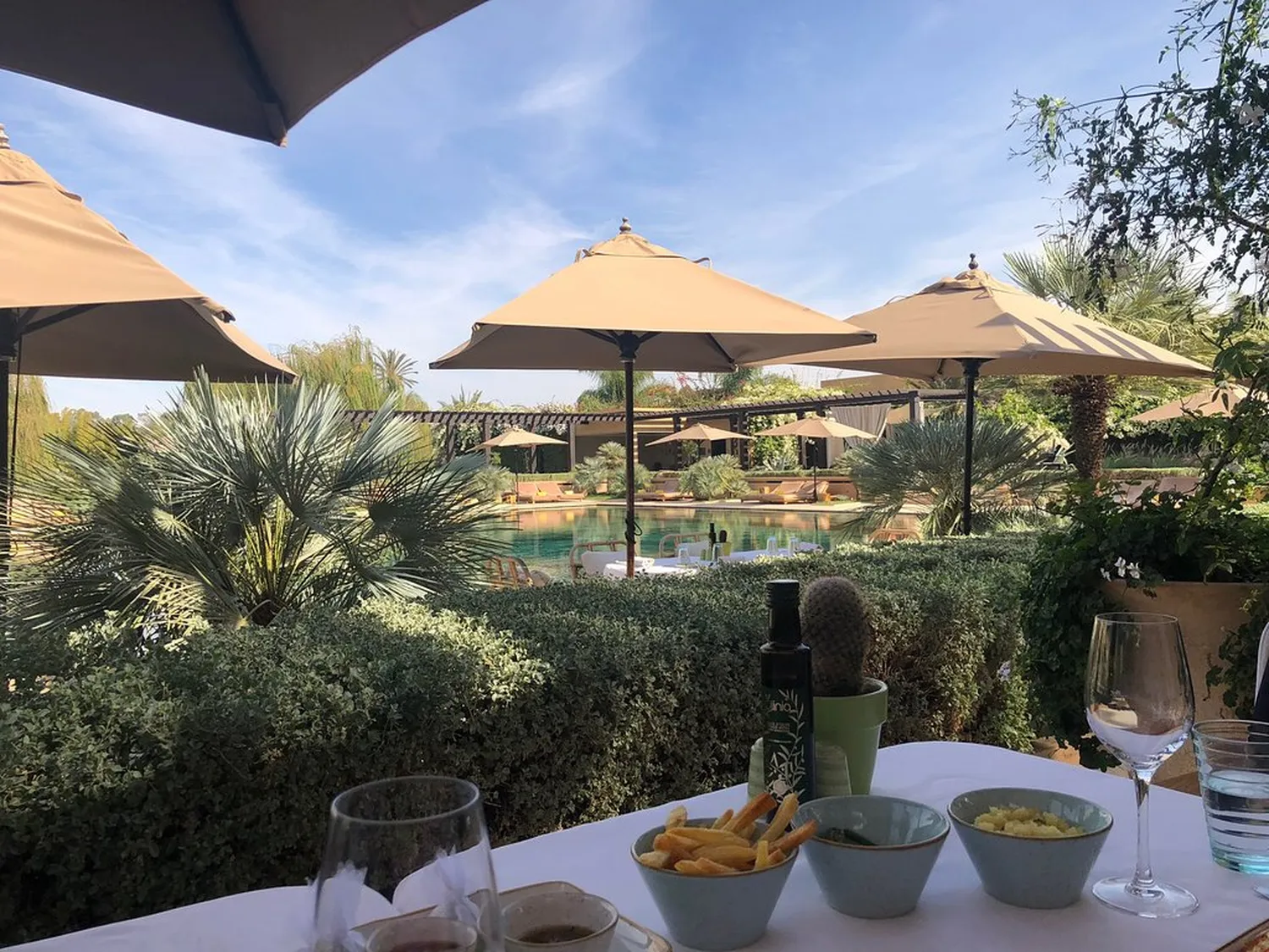 Pool & Garden restaurant Marrakesh