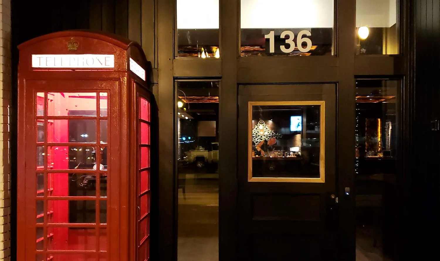 Red Phone Booth Restaurant Nashville