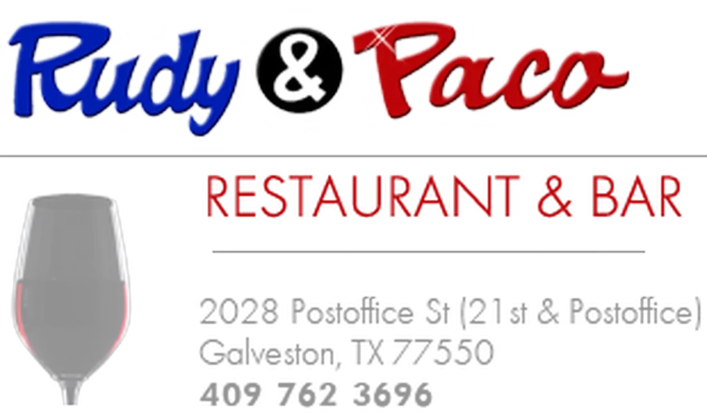 Reservation at RUDY & PACO restaurant Galveston KEYS
