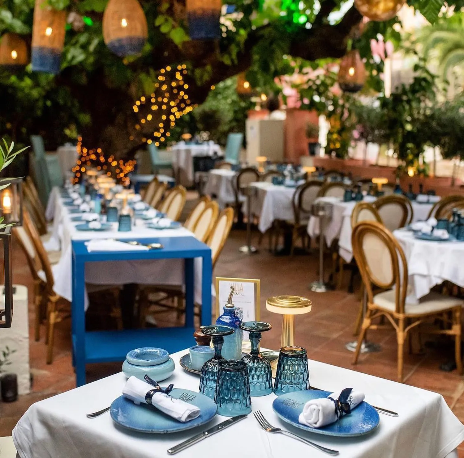 villa azur restaurant saint-tropez