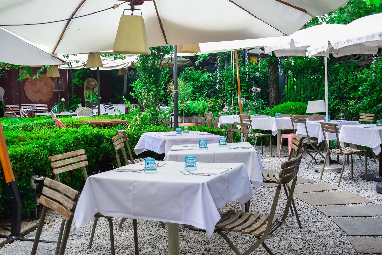 Al Fresco restaurant Milan