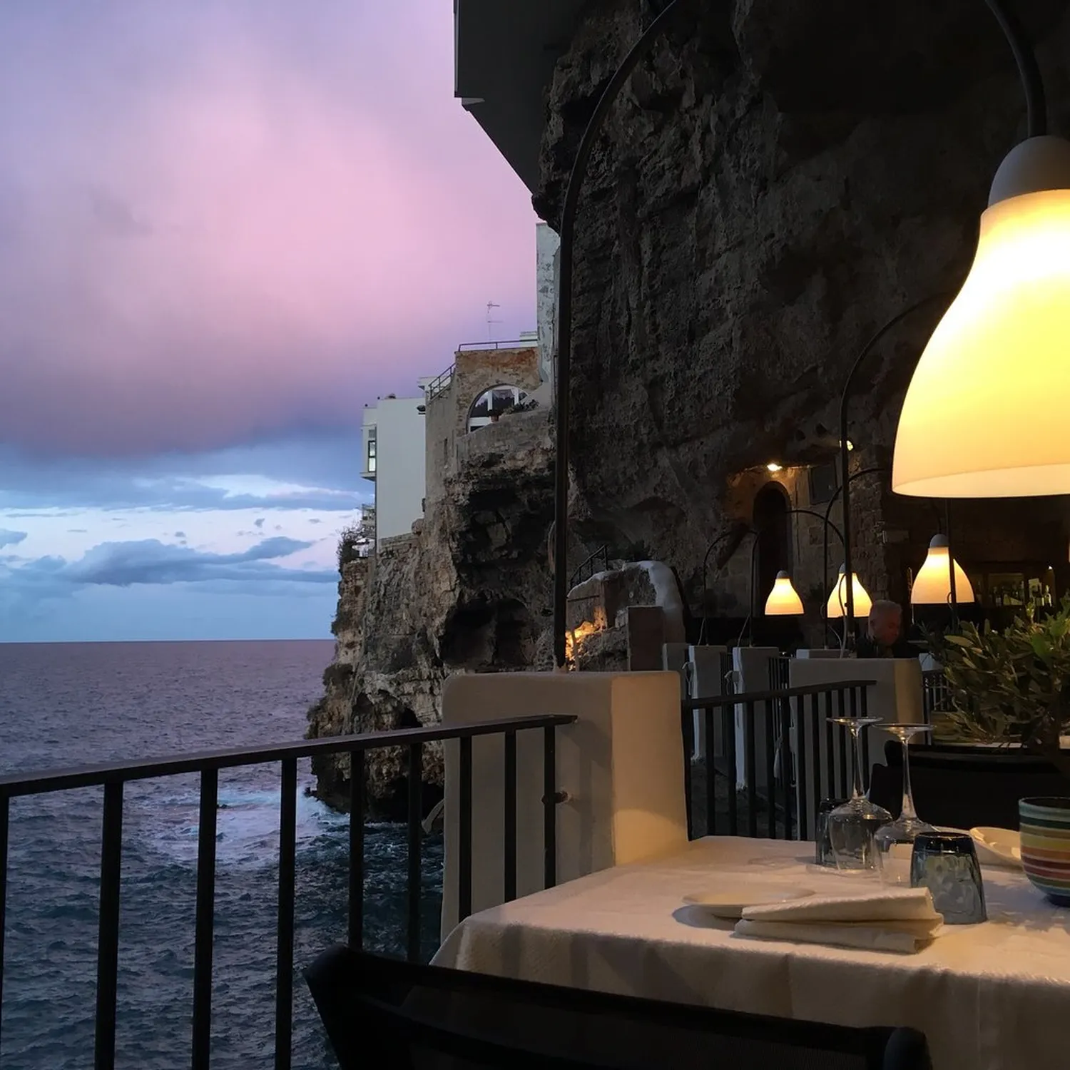 Grotta Palazzese restaurant Bari