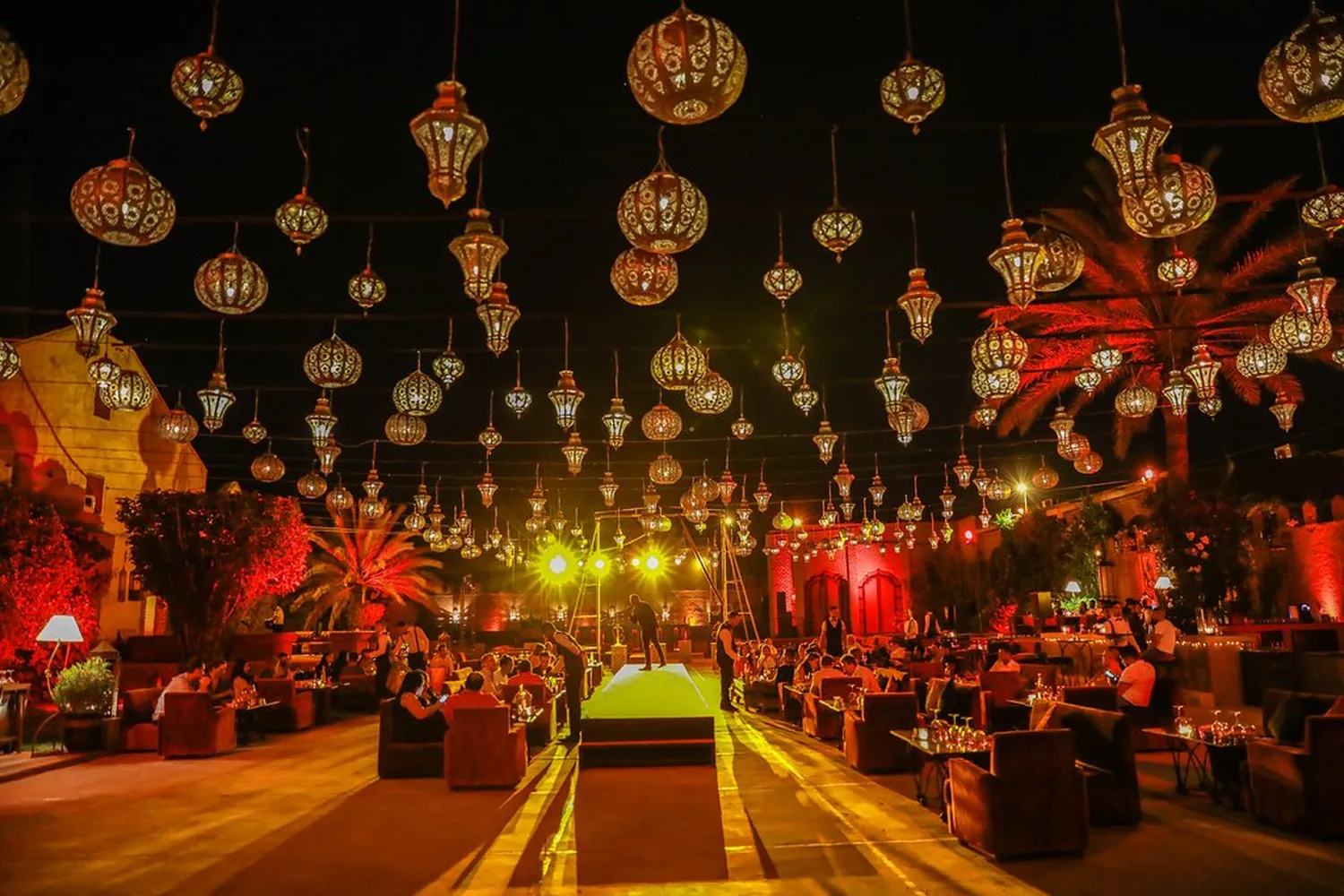 Palais Dar Soukkar restaurant Marrakesh