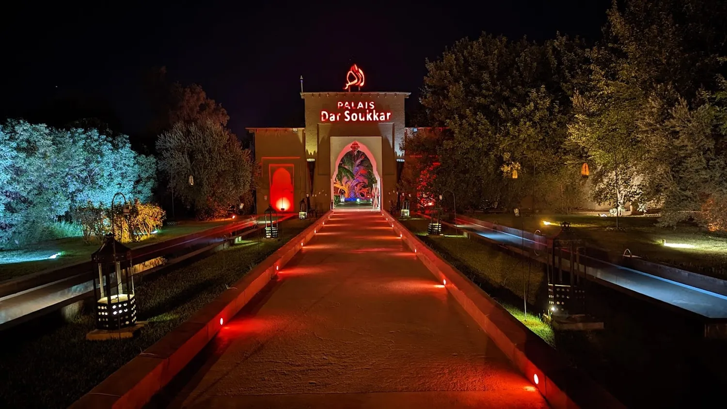 Palais Dar Soukkar restaurant Marrakesh