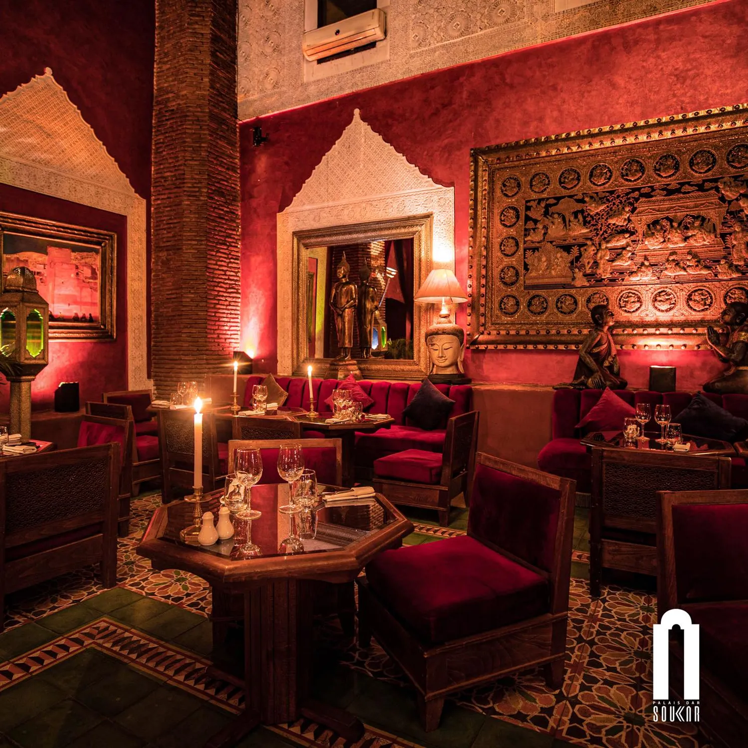 Palais Dar Soukkar restaurant Marrakesh