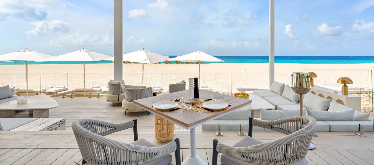 Restaurant Savi Beach Club Anguilla