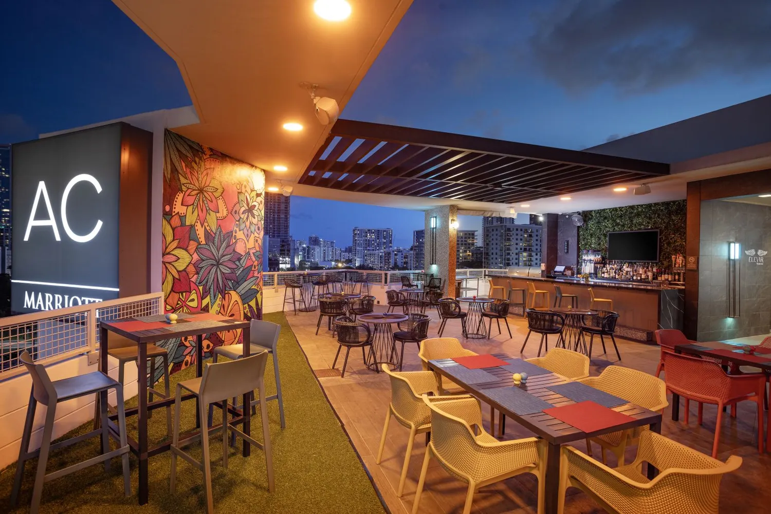 Elevar Wynwood rooftop Miami