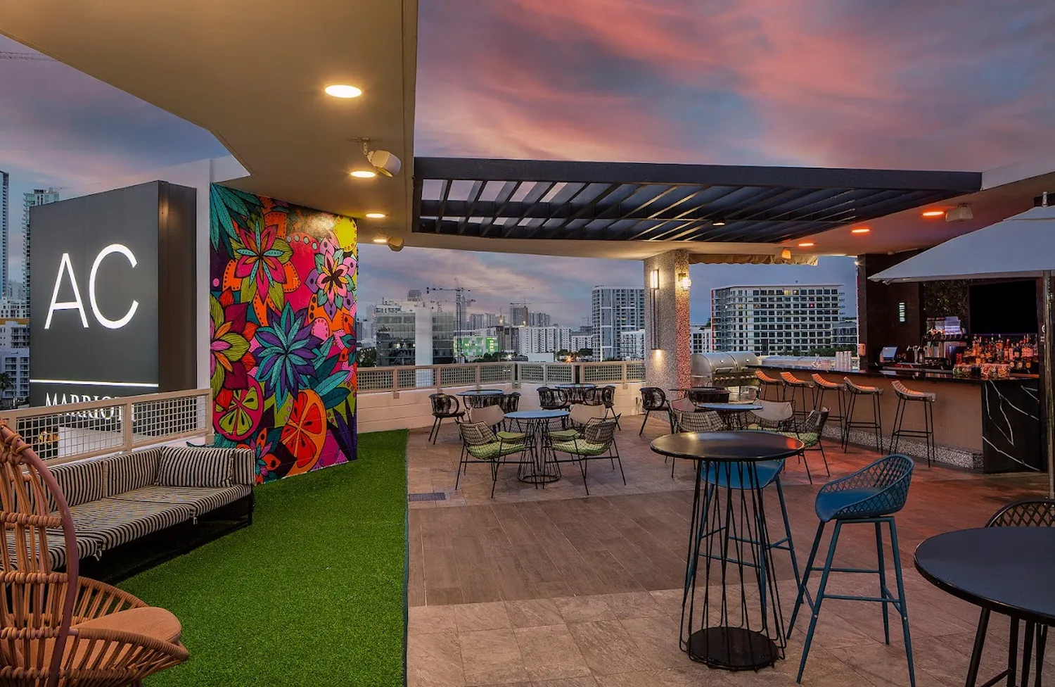 Elevar Wynwood rooftop Miami