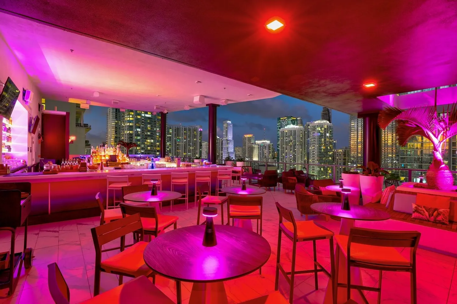 Rosa Sky rooftop Miami