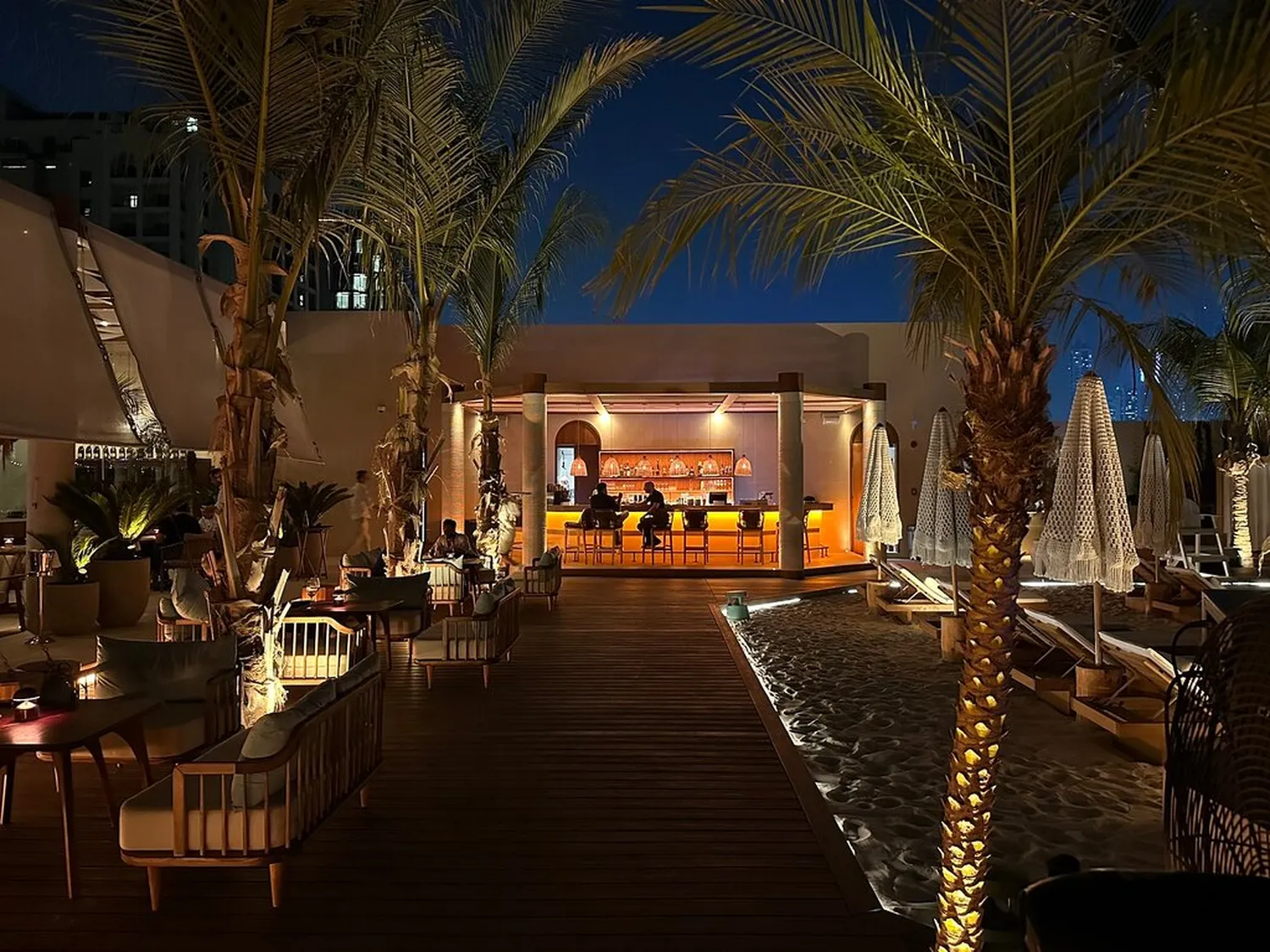 Kyma Beach restaurant Dubai