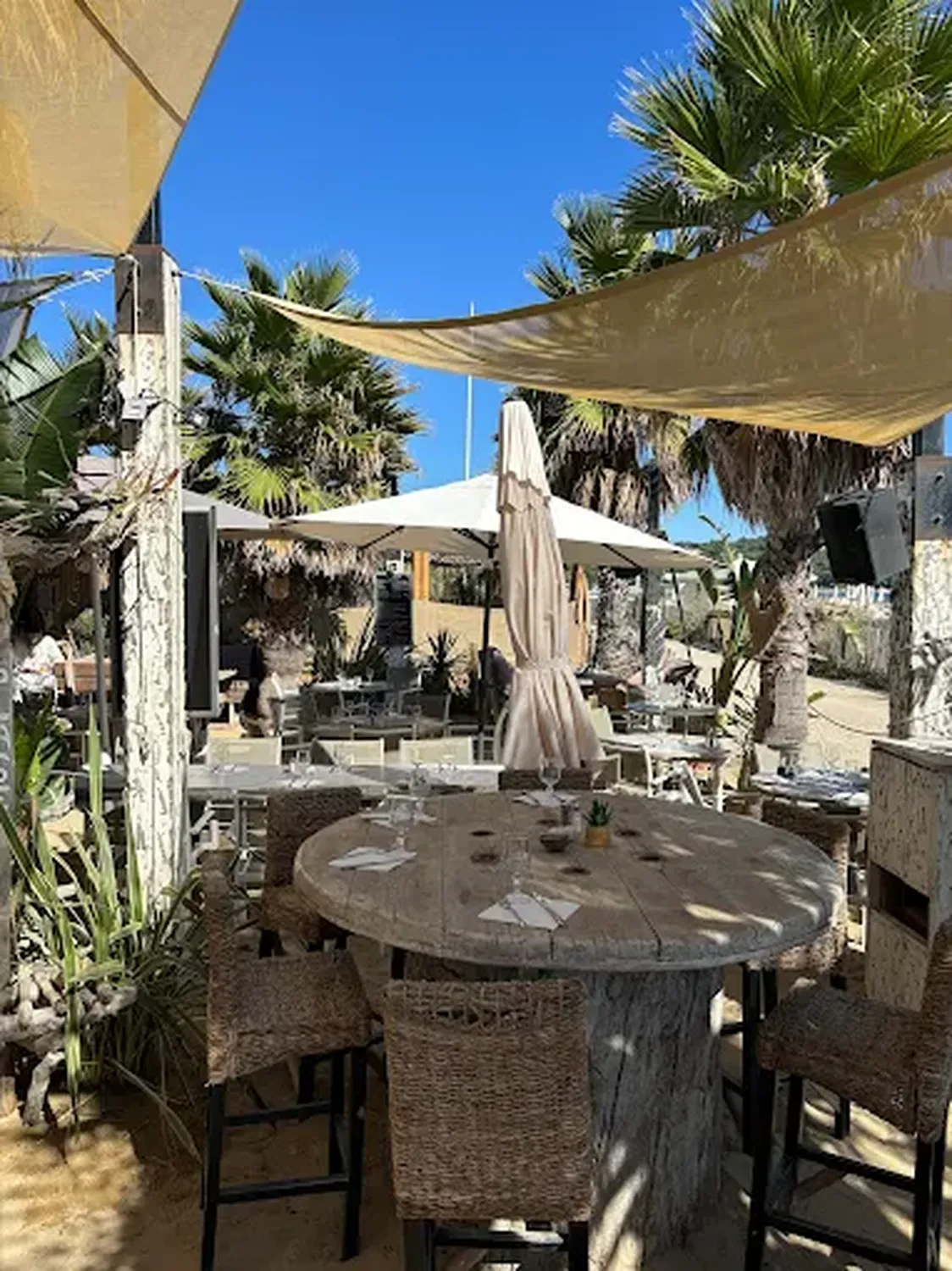 Tamaris Plage restaurant Ramatuelle